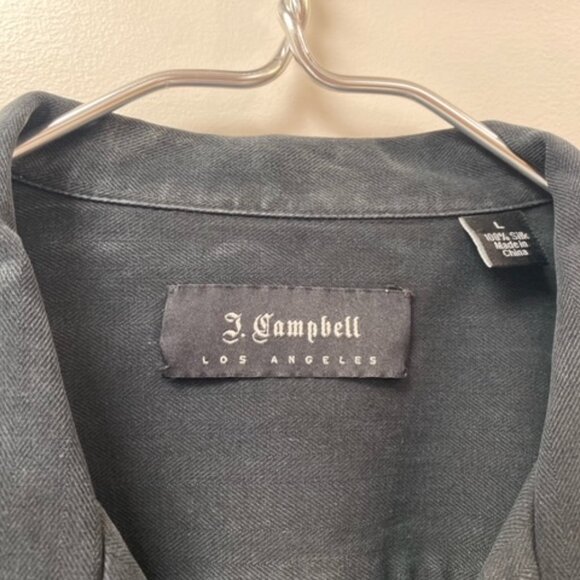 J. Campbell Los Angeles Men's short sleeve Button up Shirt - size L - Picture 3 of 4